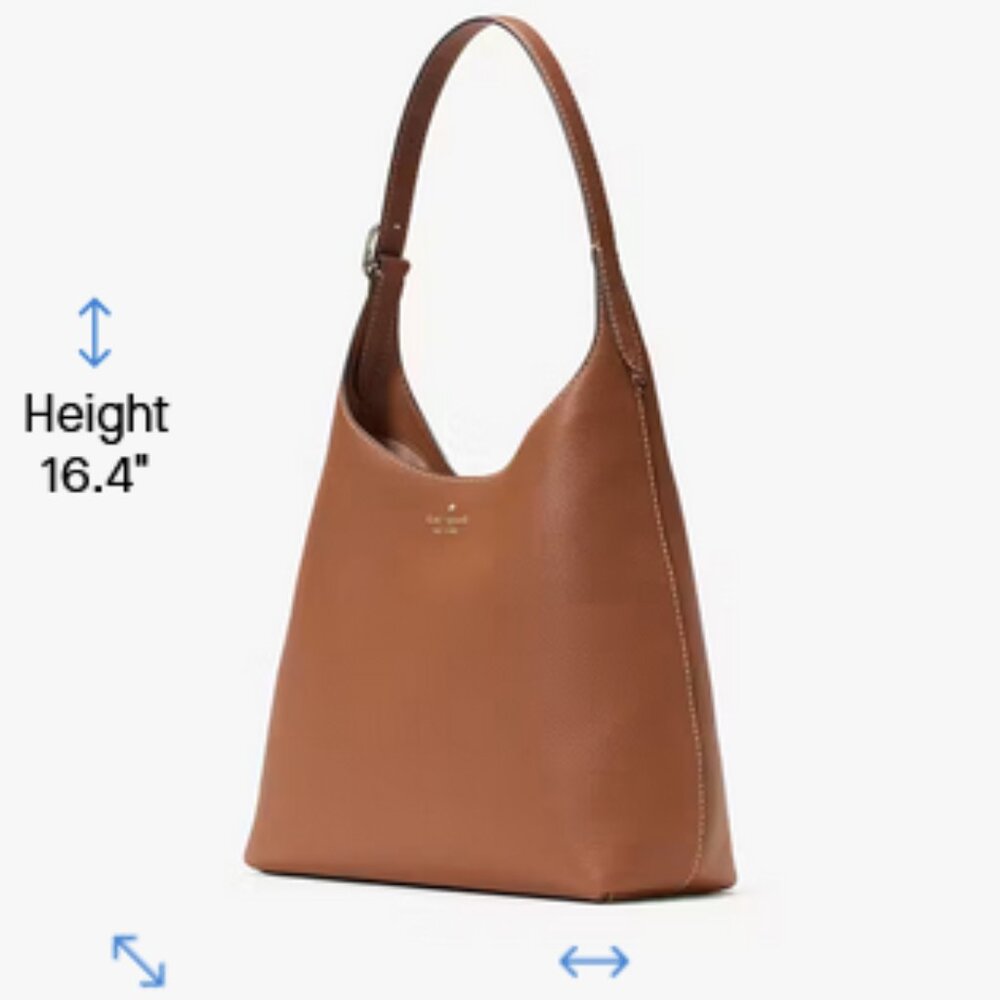 Kate Spade 454 Large Shoulder Bag Warm Gingerbread - Picture 13 of 13